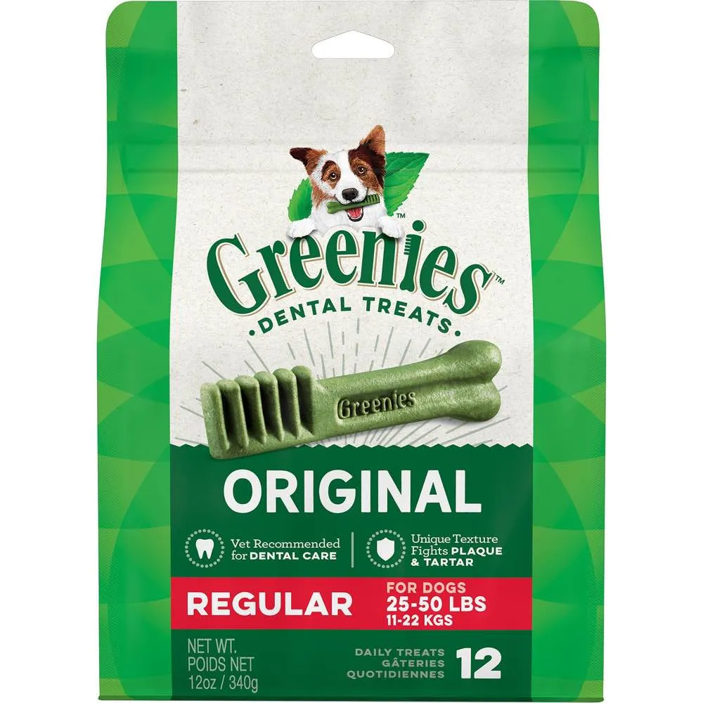 25% OFF: Greenies Original Regular Dental Dog Treats