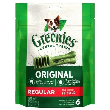 25% OFF: Greenies Original Regular Dental Dog Treats