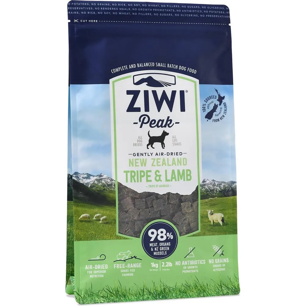 25% OFF: Ziwi Peak Air-Dried Tripe & Lamb Dog Food