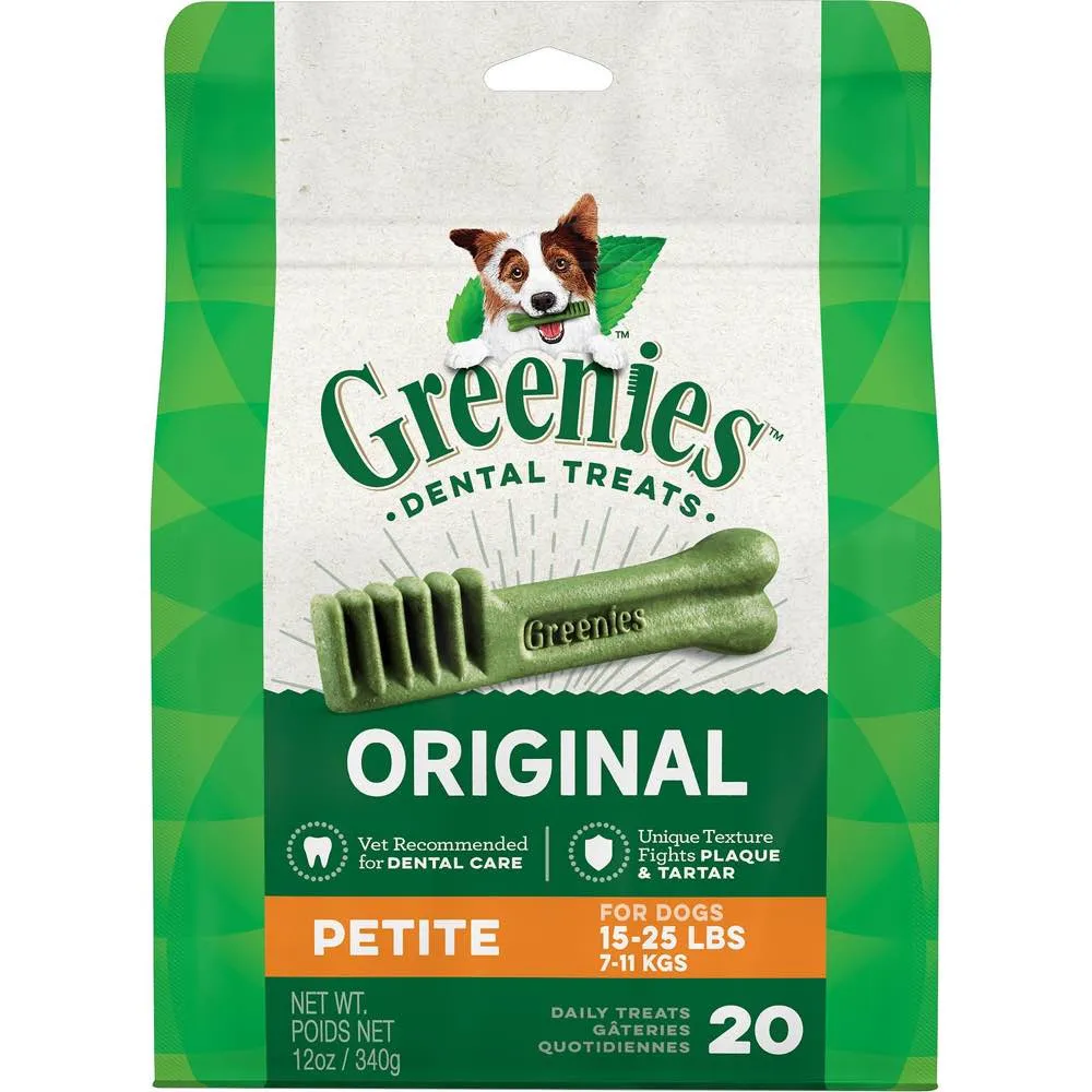 '25% OFF/BUNDLE DEAL': Greenies Original Petite Dental Dog Treats