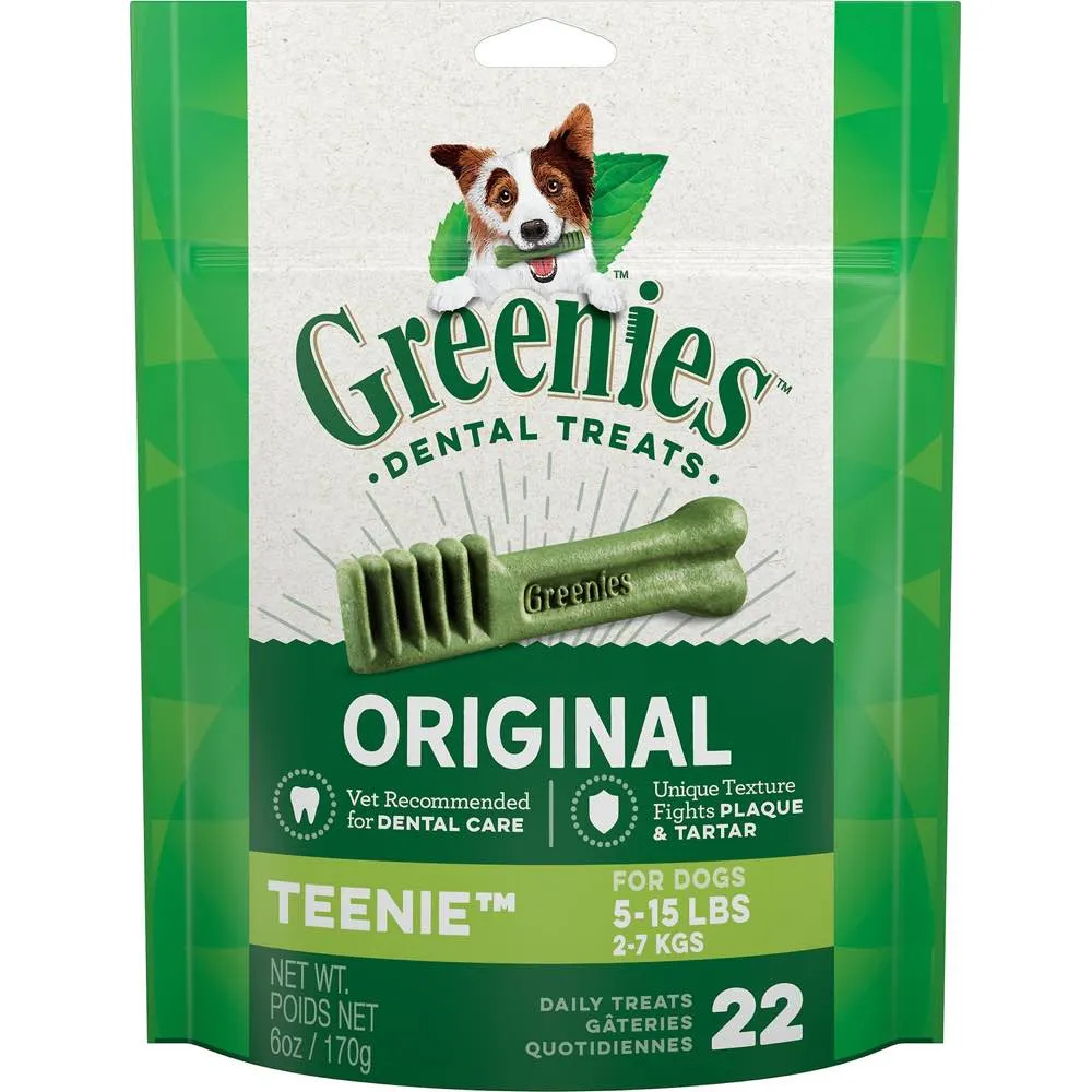 25% OFF/BUNDLE DEAL: Greenies Original Teenie Dental Dog Treats
