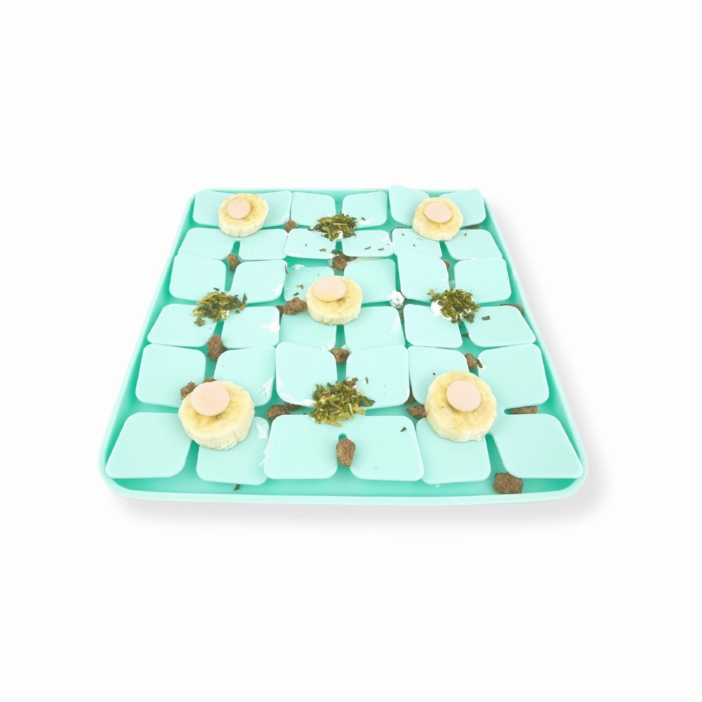 3D Clover Square Slow Feeder