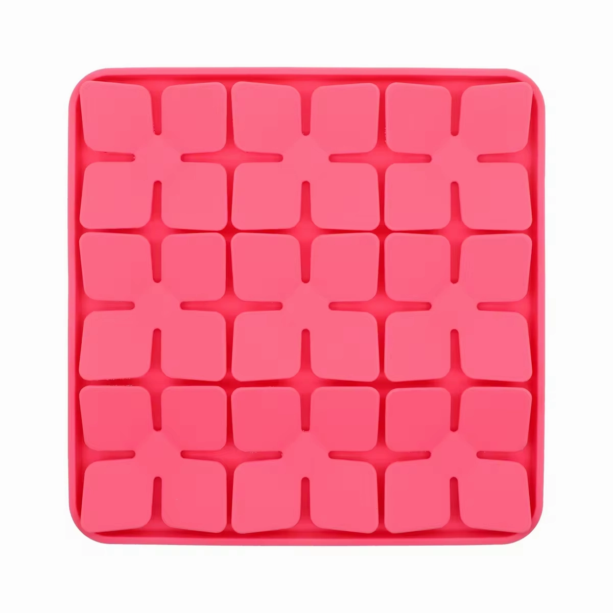 3D Clover Square Slow Feeder