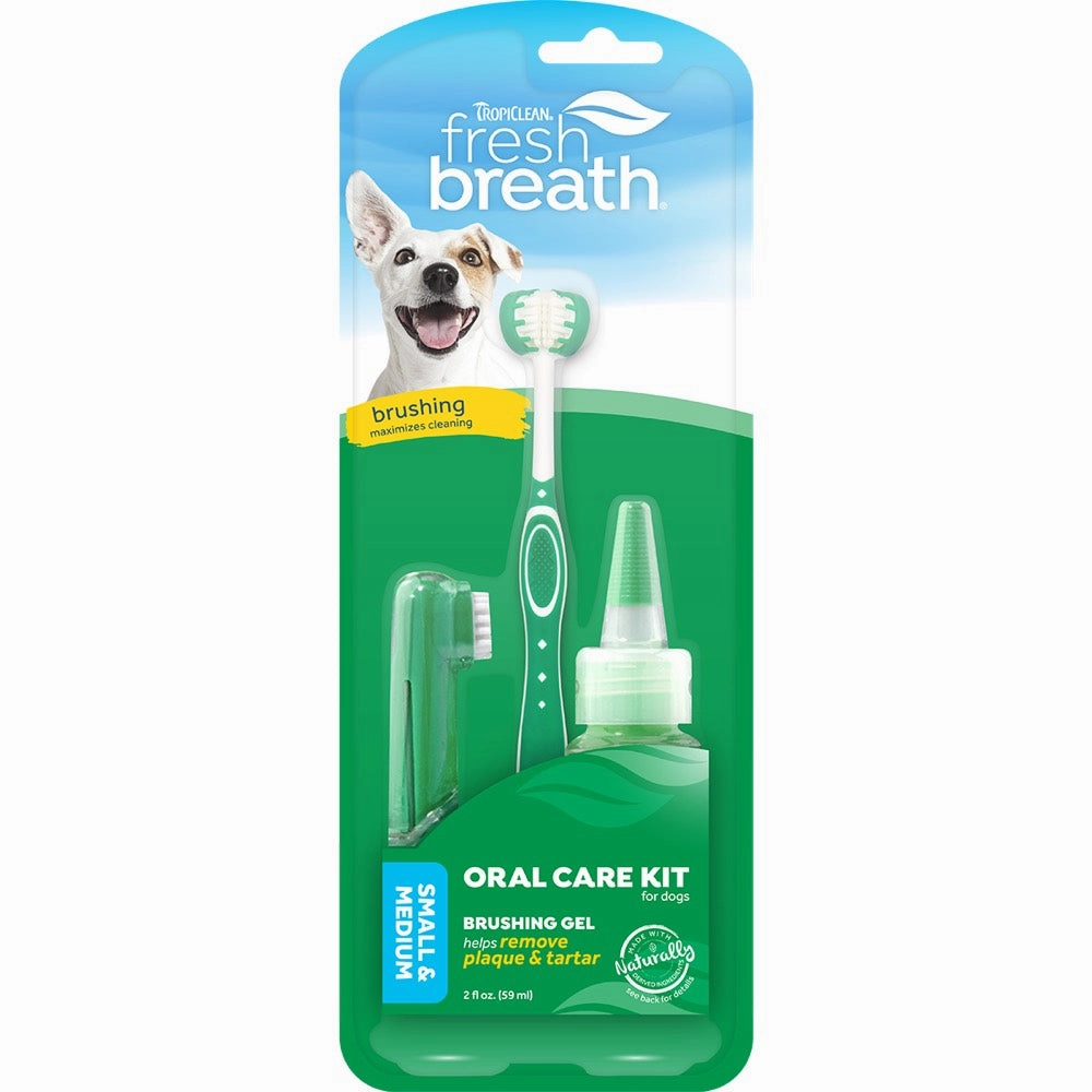 $5 OFF 'L' (Exp Nov25): Tropiclean Fresh Breath Oral Care Kit