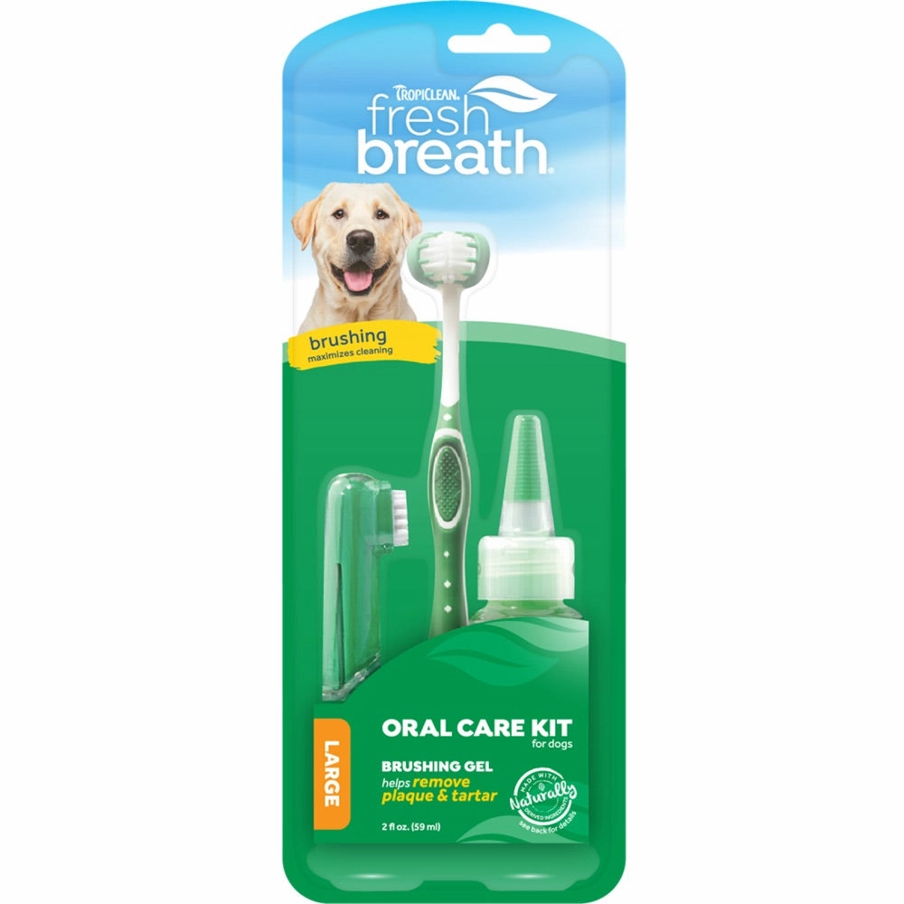 $5 OFF 'L' (Exp Nov25): Tropiclean Fresh Breath Oral Care Kit