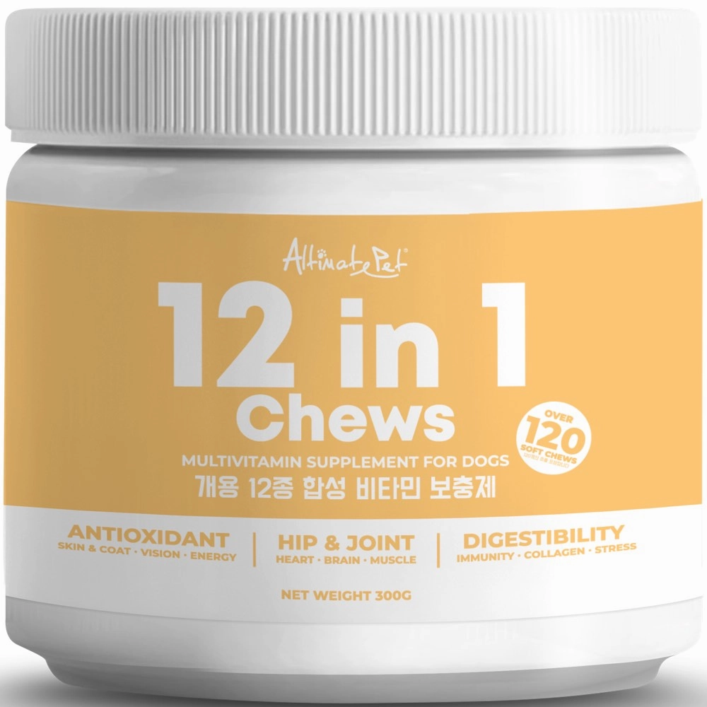 'BUNDLE DEAL': Altimate Pet 12 In 1 Multivitamin Dog Supplement Chews 250g