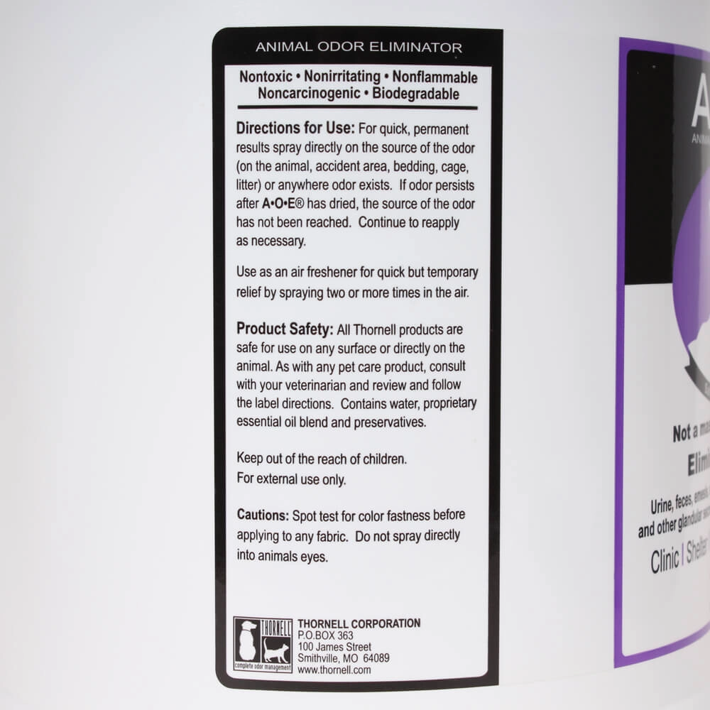 A.O.E. Animal Odor Eliminator