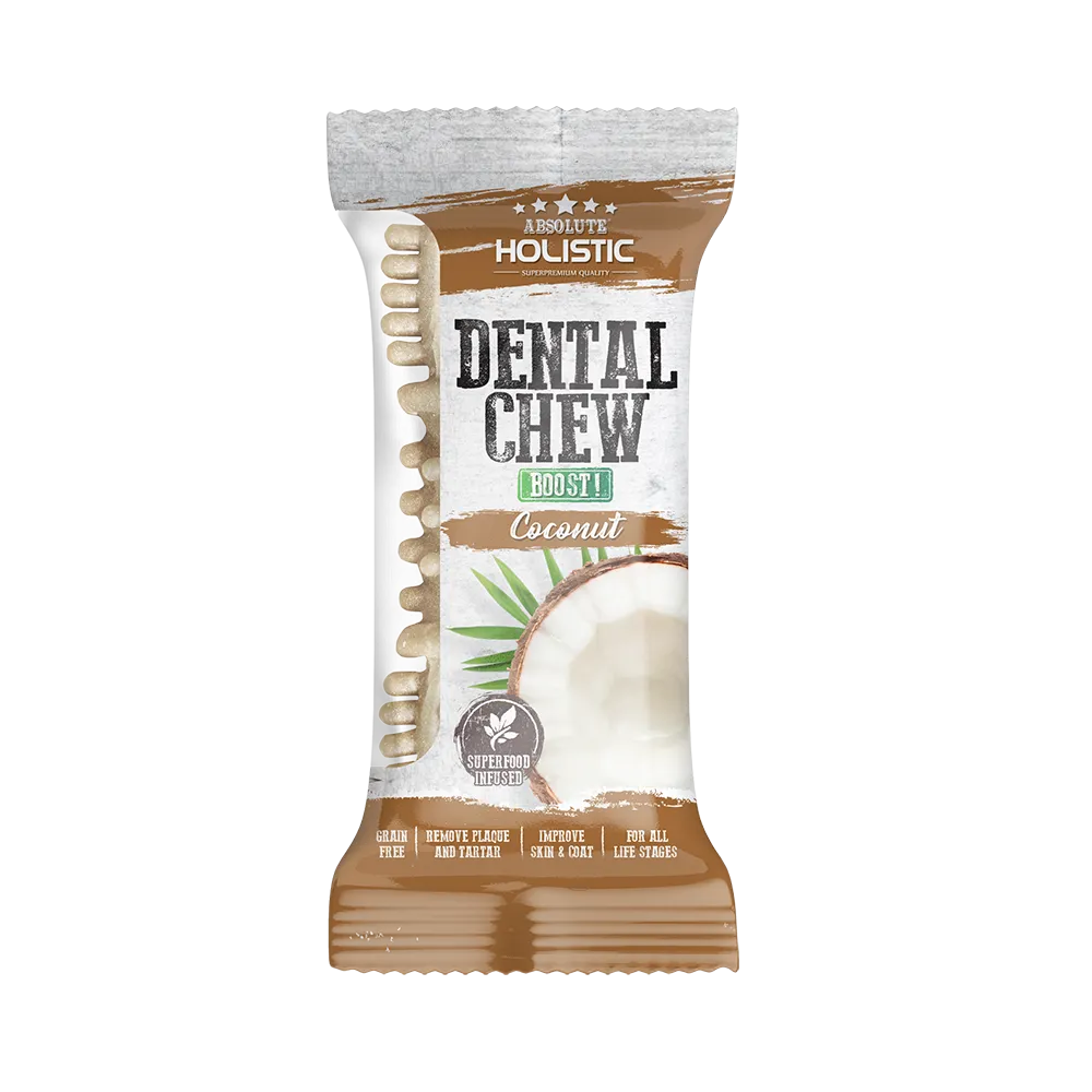 Absolute Holistic Dog Boost Dental Chew Coconut 25g (4")