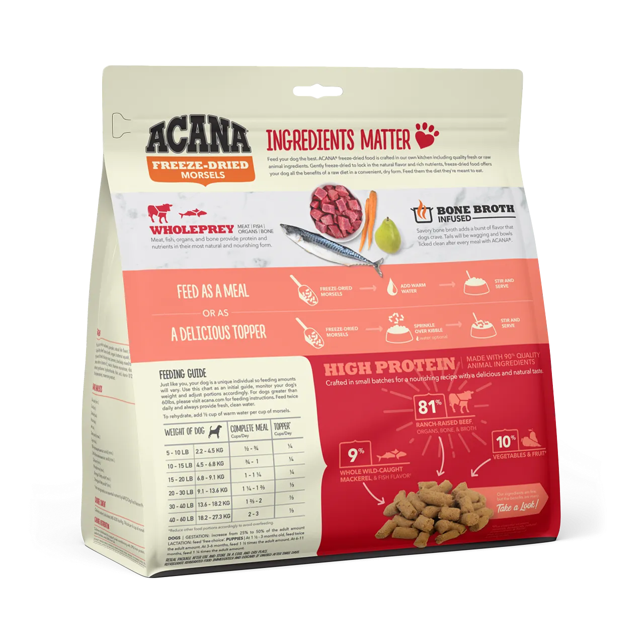 Acana Freeze Dried Beef