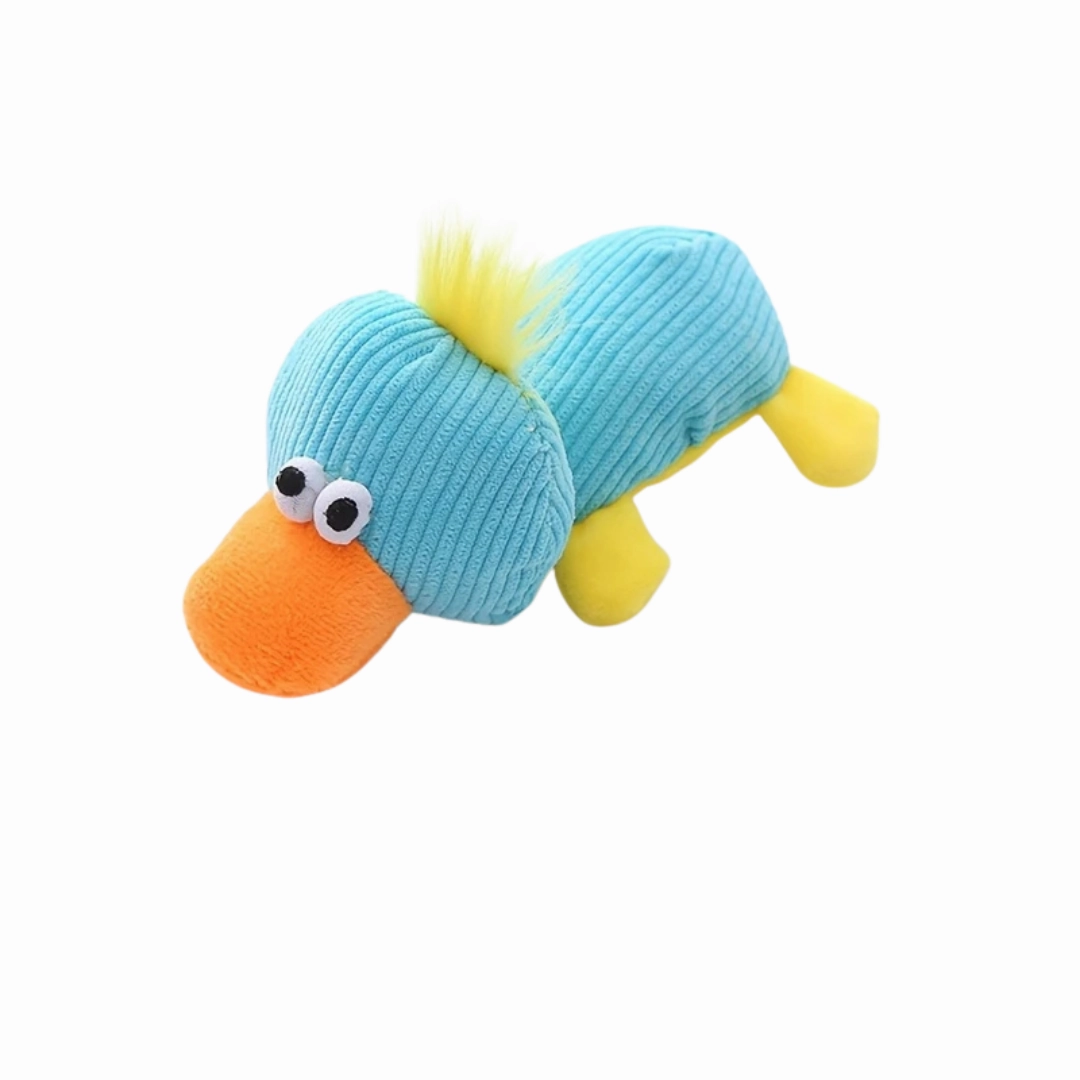 Adorable Animal Design Dog Plush Toy (Duck) - 17cm