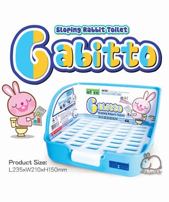 Alice Gabitto Sloping Rabbit Toilet