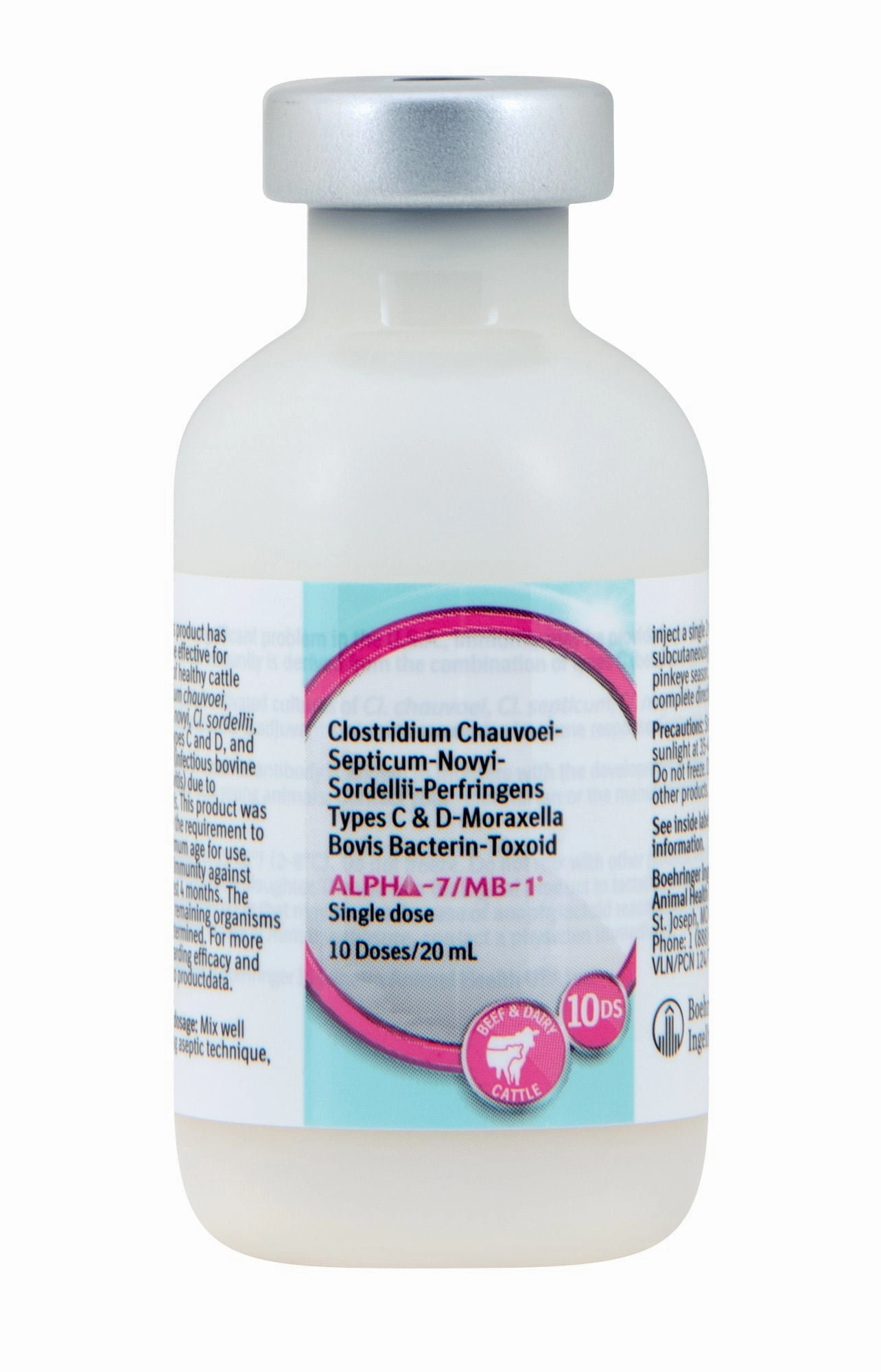 Alpha-7/MB-1 Cattle Vaccine for Blackleg & Pinkeye