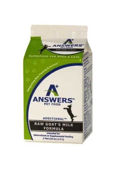 Answers Additional Raw Goat Milk