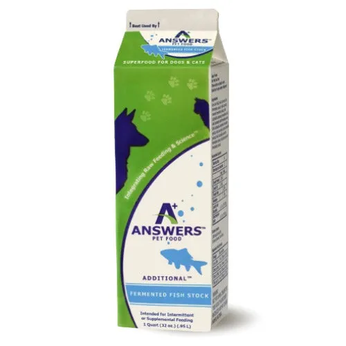 Answers Fermented Fish Stock