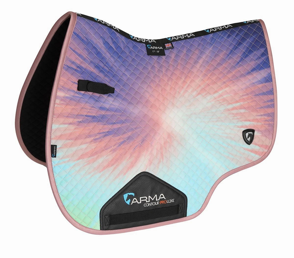 Arma Tie Dye Euro Cut Saddle Pad
