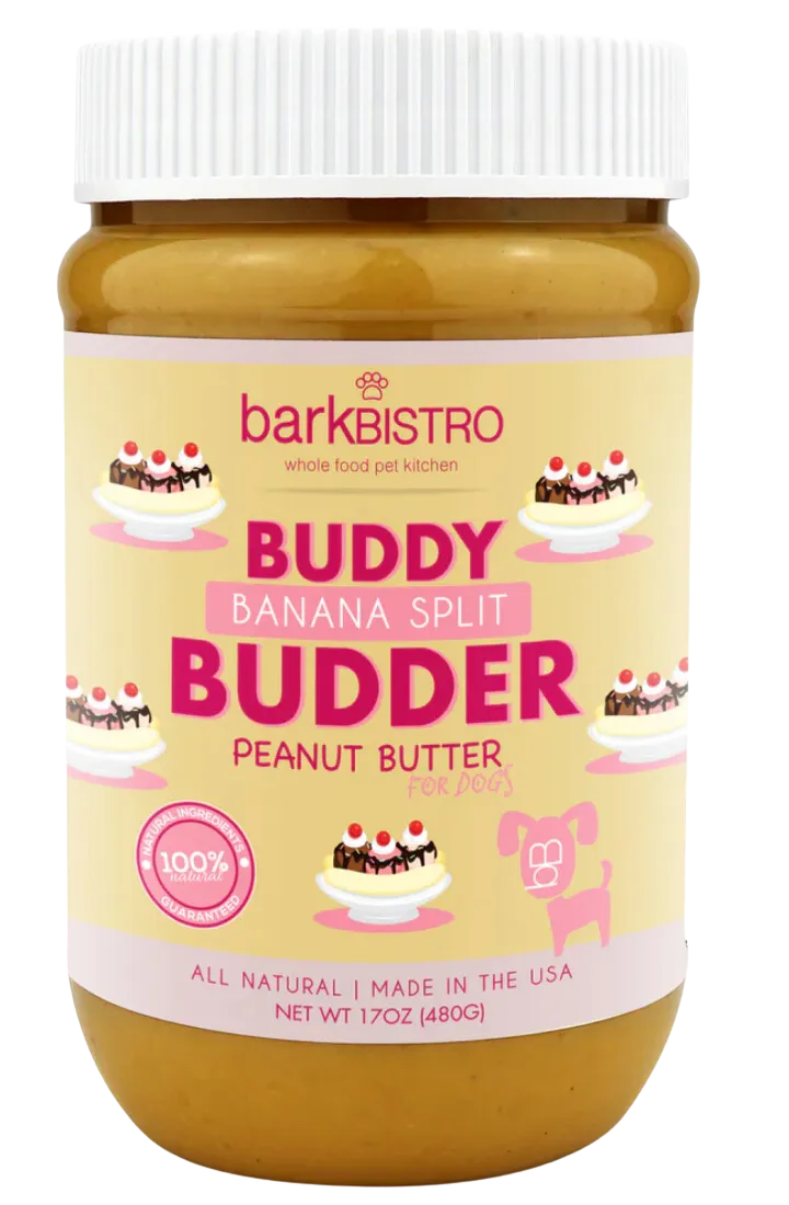 Bark Bistro Banana Split Buddy Budder 17oz Jar