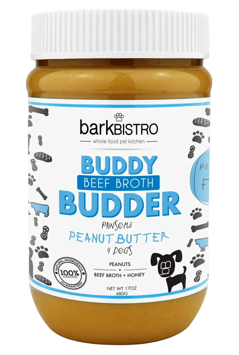 Bark Bistro Beef Broth Buddy Budder 17oz Jar