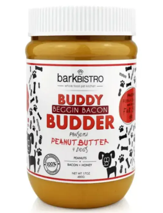 Bark Bistro Beggin Bacon Buddy Budder 17oz Jar
