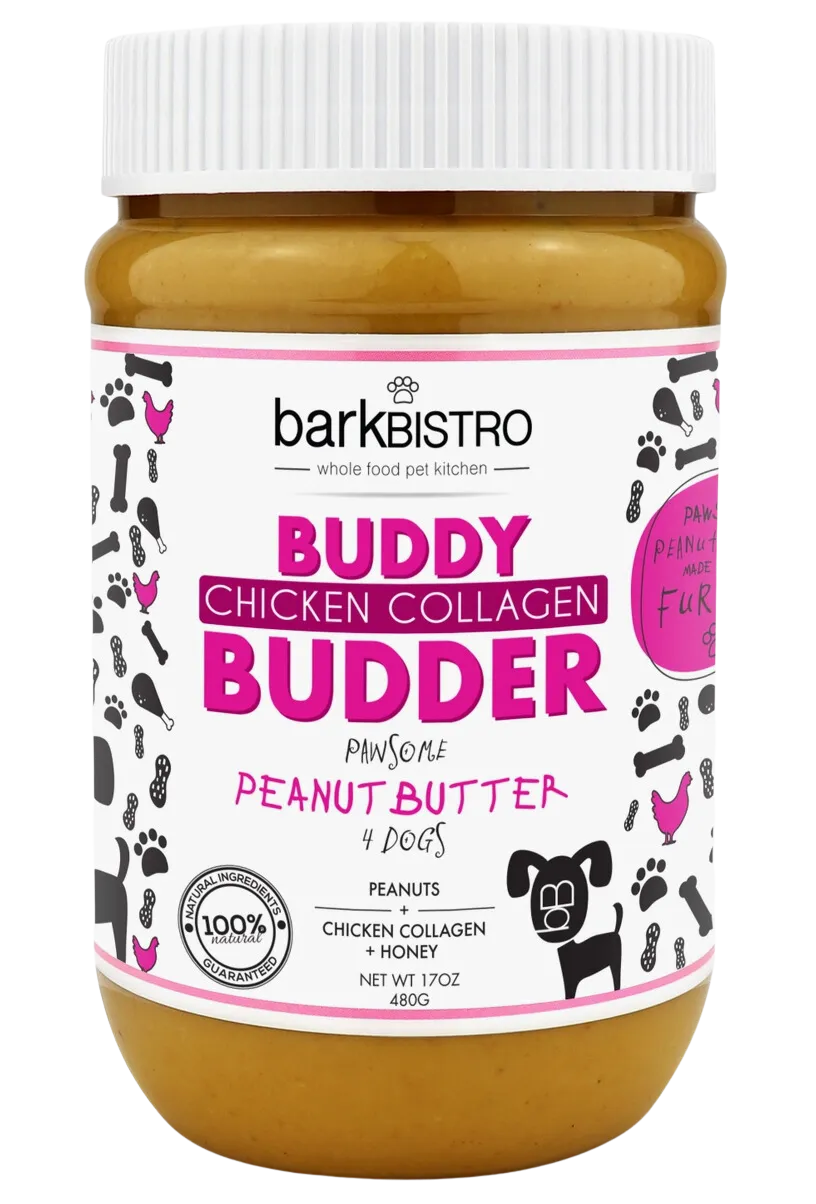 Bark Bistro Chicken Collagen Buddy Budder 17oz Jar