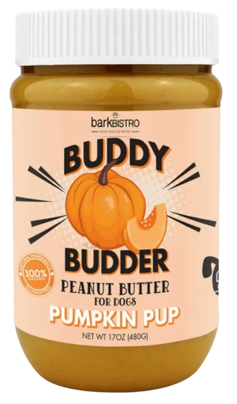 Bark Bistro Pumpkin Pup Buddy Budder 17oz Jar