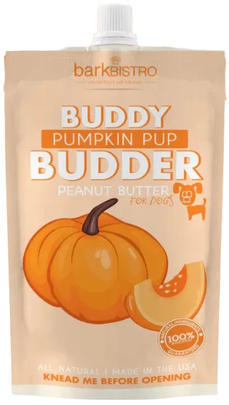 Bark Bistro Pumpkin Pup Buddy Budder 4oz Pouch