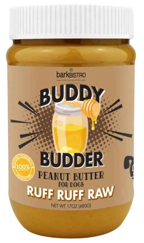 Bark Bistro Ruff Ruff Raw Buddy Budder 17oz Jar