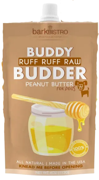 Bark Bistro Ruff Ruff Raw Buddy Budder 4oz Pouch