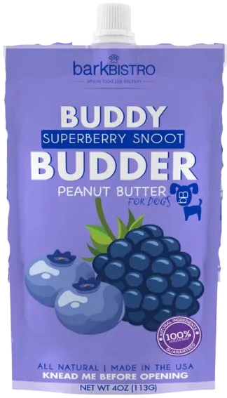 Bark Bistro Superberry Snoot Buddy Budder 4oz Pouch