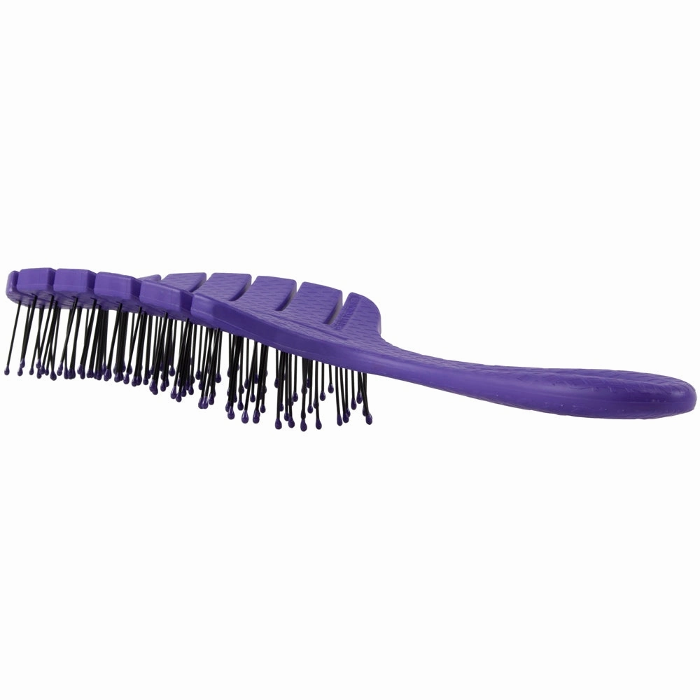 Bass Brushes Bio-Flex Detangling Hair Brush For Cats & Dogs (Purple)