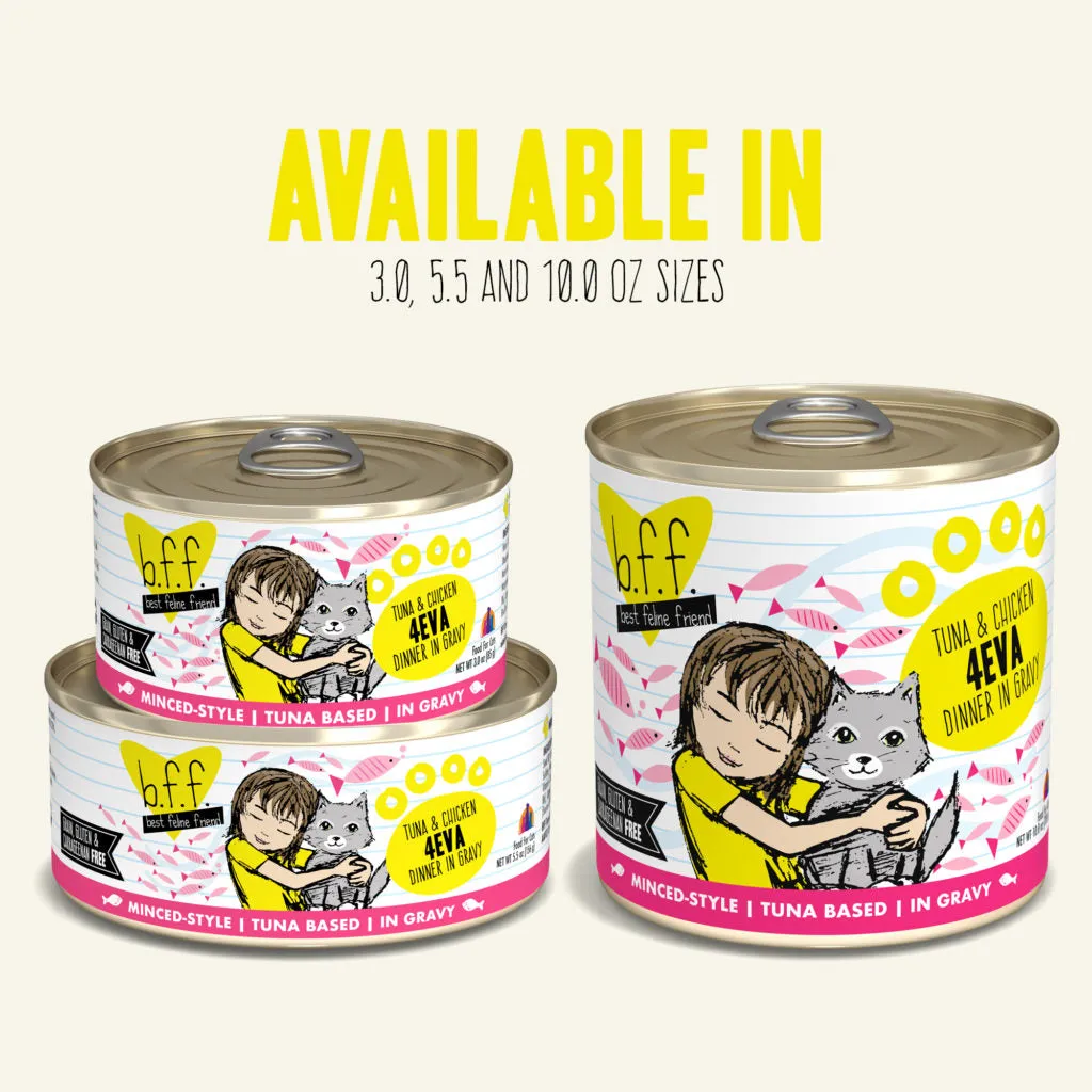 B.F.F. Wet Cat Food Originals Minced Tuna & Chicken 4Eva