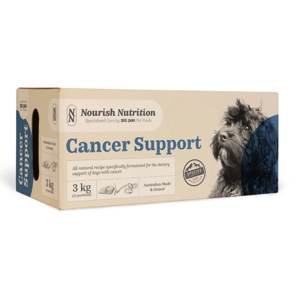 Big Dog Barf Nourish Nutrition Cancer Support Frozen Raw Dog Food 3kg