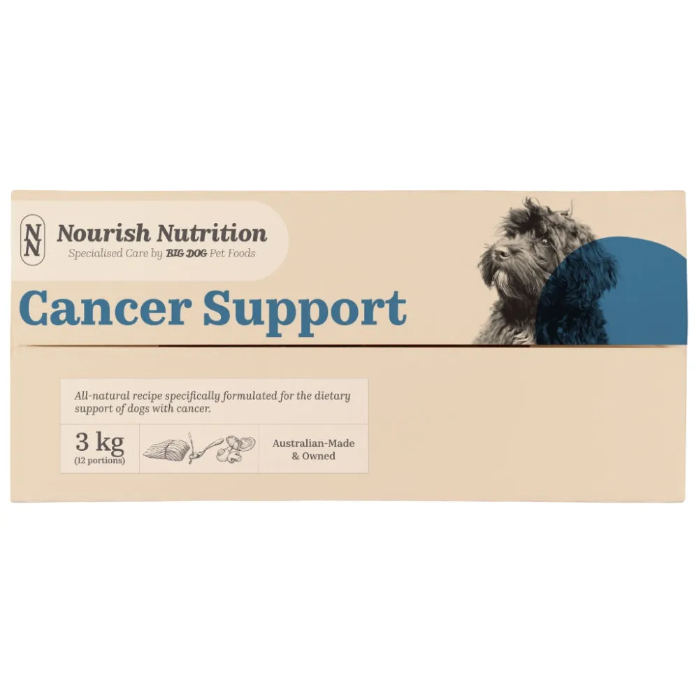 Big Dog Barf Nourish Nutrition Cancer Support Frozen Raw Dog Food 3kg
