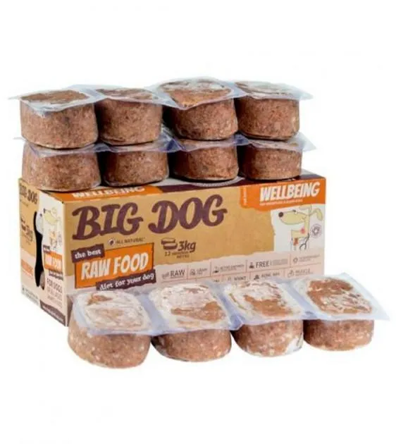 Big Dog Barf Wellbeing Frozen Raw Dog Food 3kg