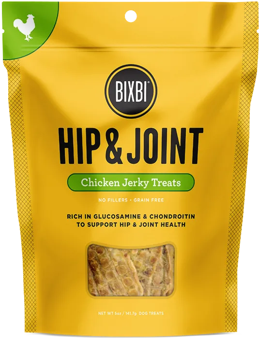 Bixbi Jerky Dog Treats Hip & Joint Chicken