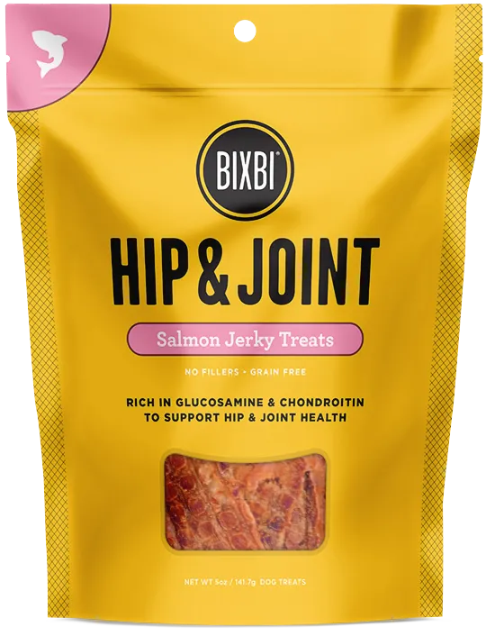 Bixbi Jerky Dog Treats Hip & Joint Salmon