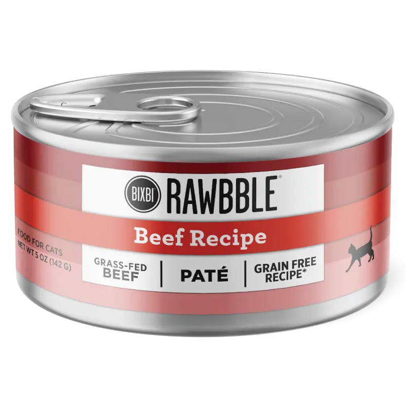 Bixbi RAWBBLE Wet Cat Food Pts Beef Recipe