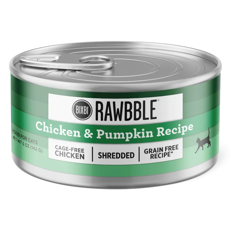 Bixbi RAWBBLE Wet Cat Food Shredded Chicken & Pumpkin Recipe
