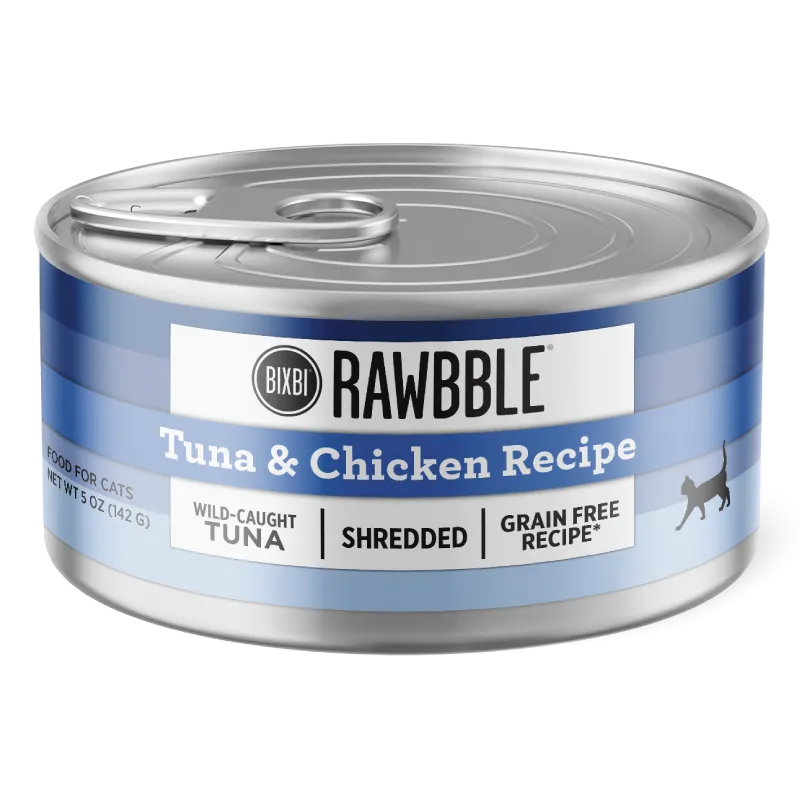 Bixbi RAWBBLE Wet Cat Food Shredded Tuna & Chicken Recipe
