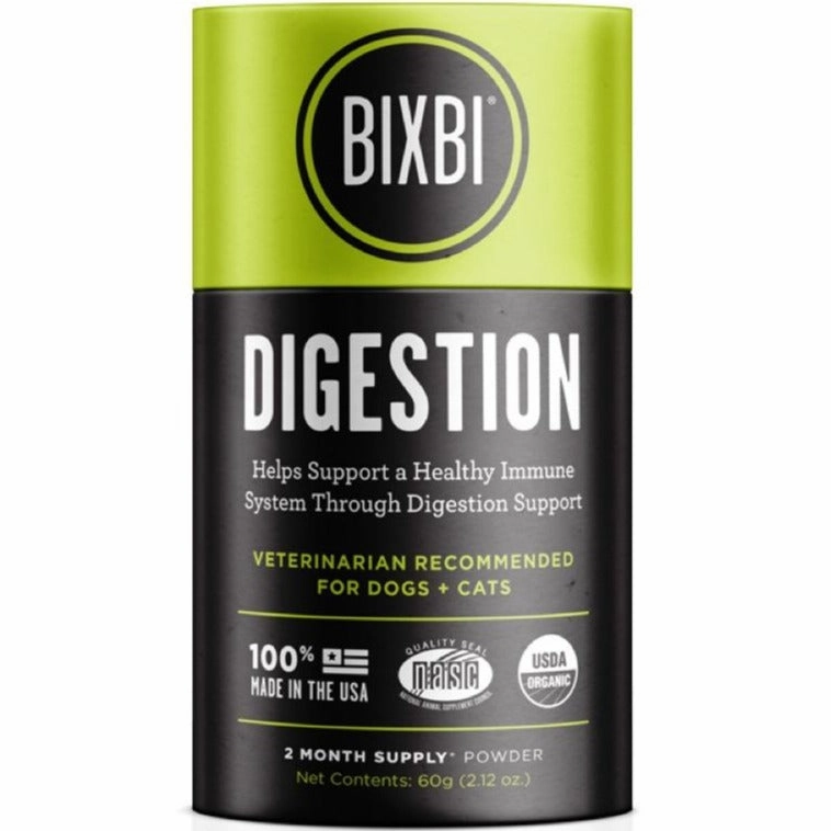 Bixbi Digestion Organic Mushroom Supplements For Cats & Dogs 60g