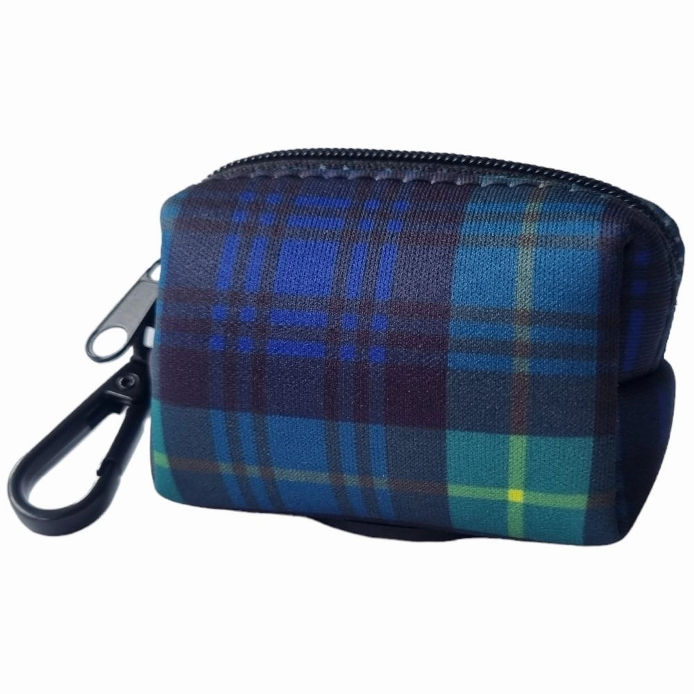 Boss & Olly Dog Poo Bag Holder (Forest Plaids)