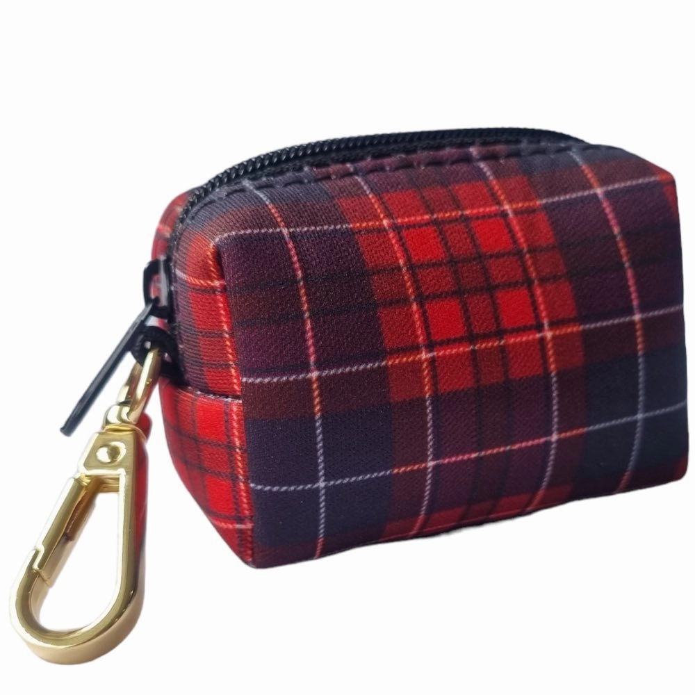 Boss & Olly Dog Poo Bag Holder (Lumberjack Plaids)