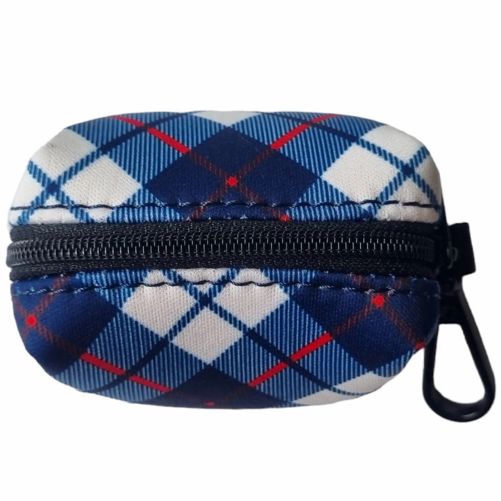 Boss & Olly Dog Poo Bag Holder (Nautical Plaids)