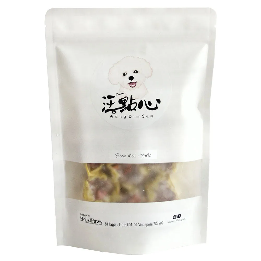 BossiPaws Dim Sum Siew Mai Pork Grain-Free Frozen Dog Treats 8pcs
