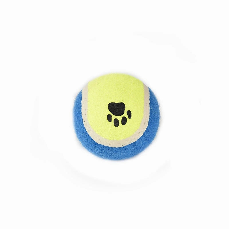 BPS tennis balls for dogs - 2 pack - blue/yellow