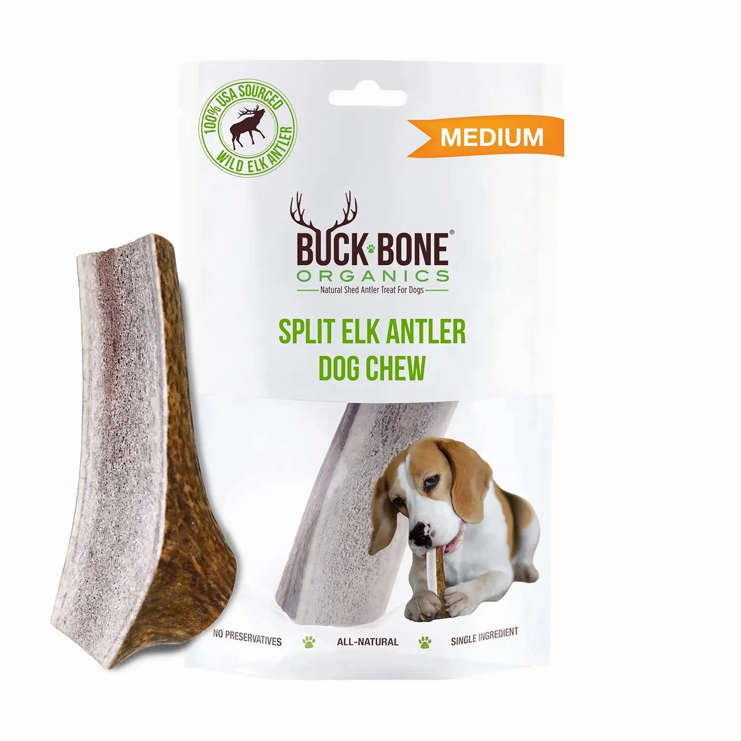 Buck Bone Organics Split Elk Antler