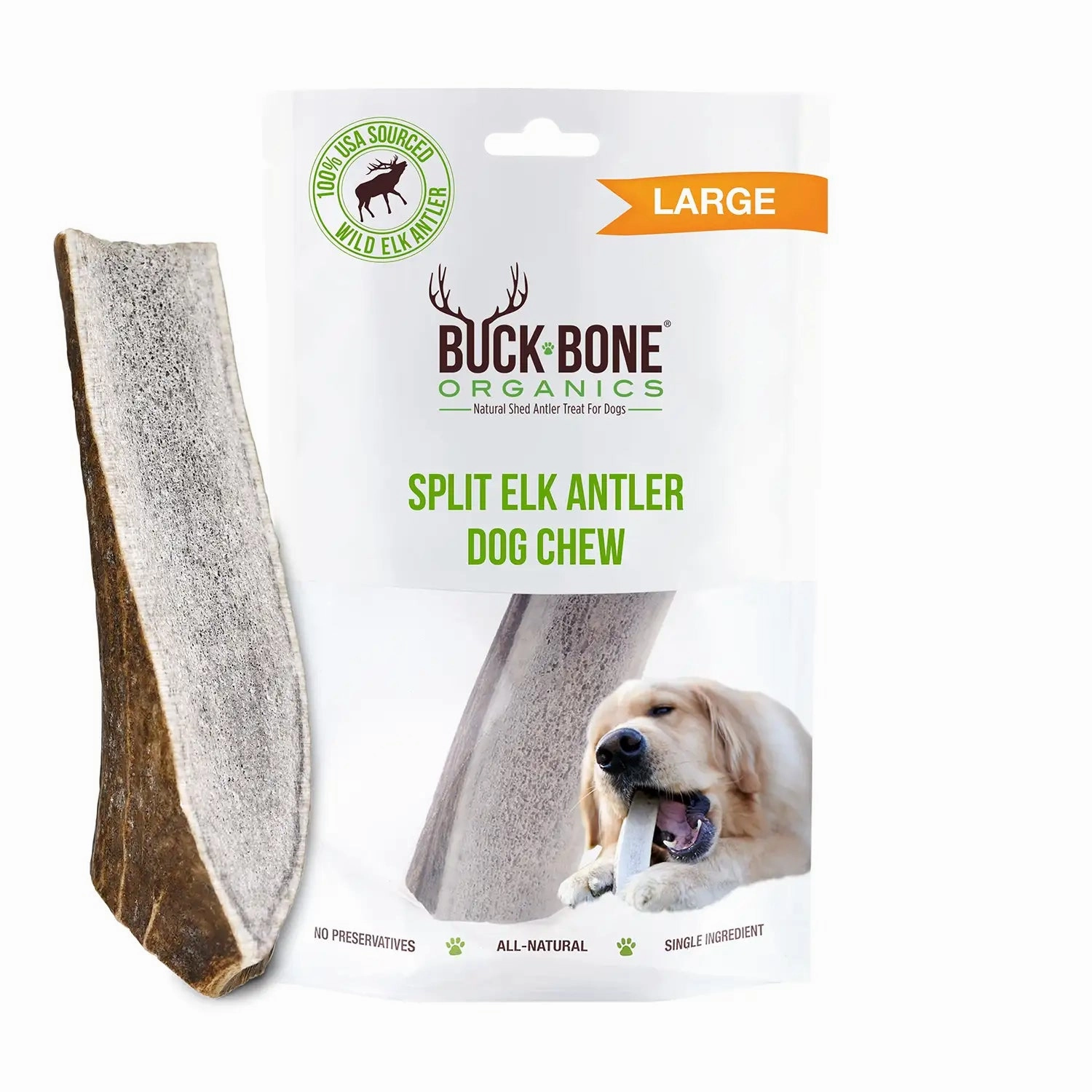 Buck Bone Organics Split Elk Antler