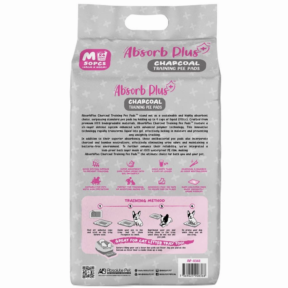 BUNDLE DEAL: Absorb Plus Charcoal Pet Sheets Pee Pad