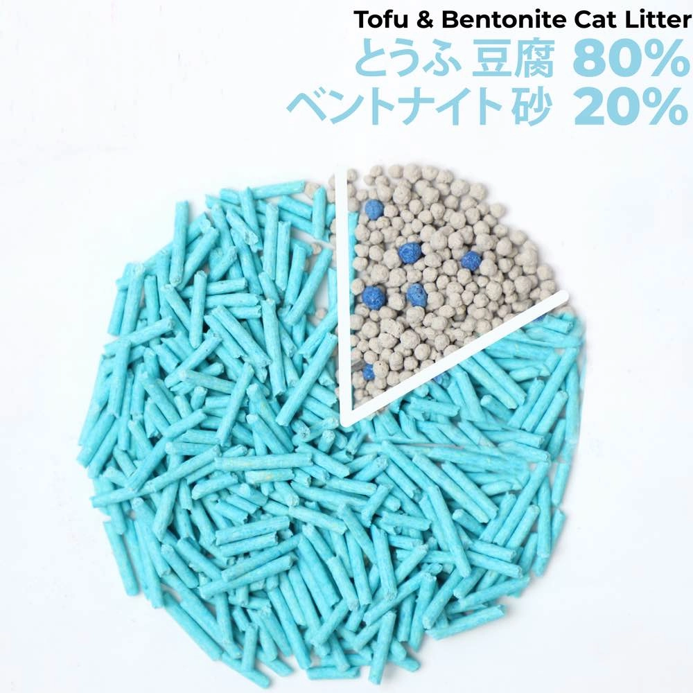 BUNDLE DEAL: Altimate Pet Baby Powder Tofu & Bentonite Clumping Cat Litter 6L