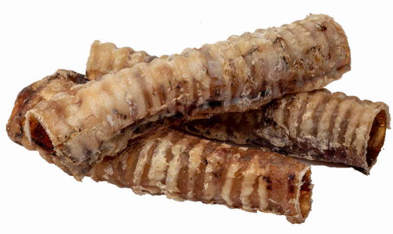 Butcher's Block Pet Treats "Krunchie Tubes" - Packaged Beef Trachea 3" 1lb Bag
