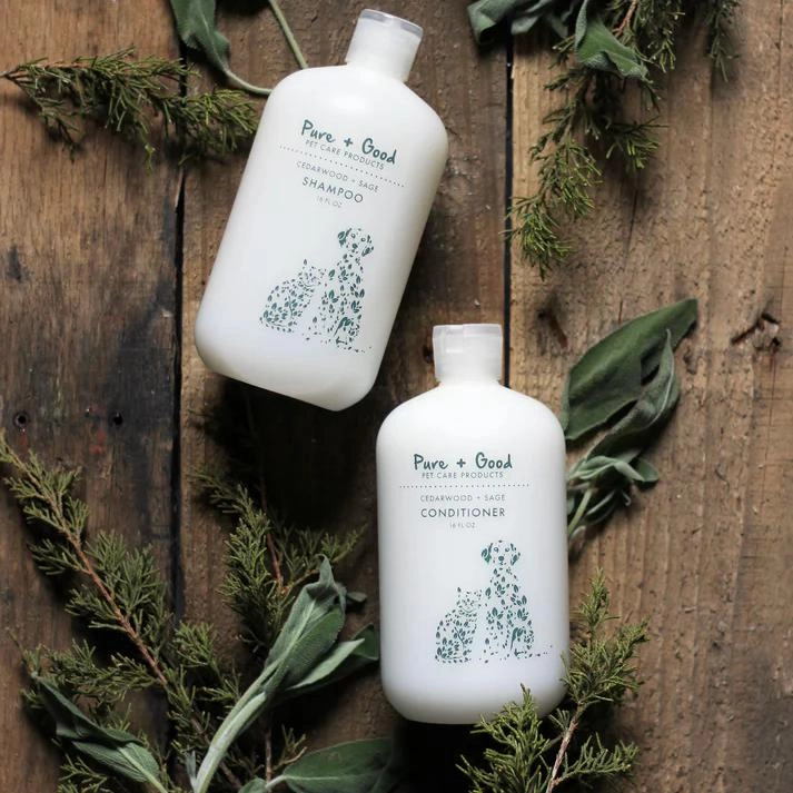 Cedarwood   Sage Dog Shampoo/Conditioner Set